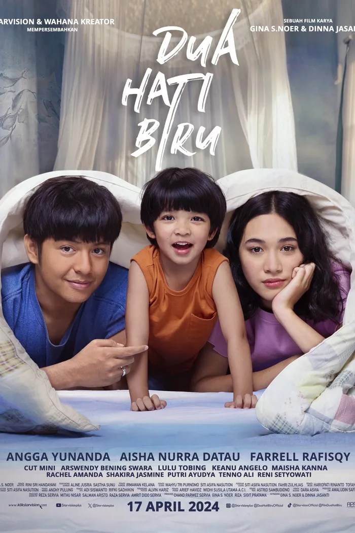 Dua Hati Biru (2024) poster