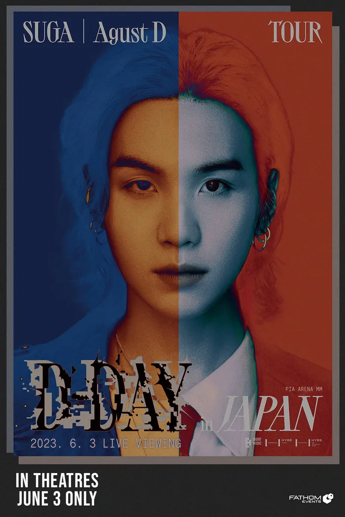 SUGA | Agust D TOUR [D-DAY] in Japan (2023) poster