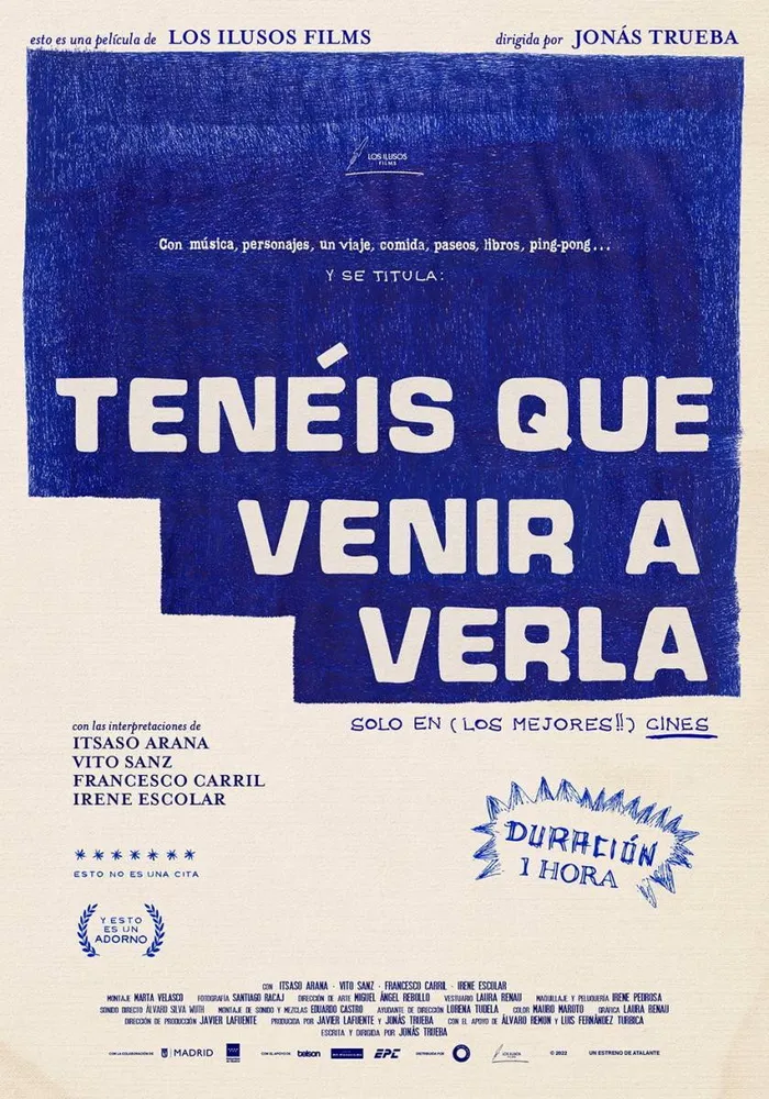 Tenéis que venir a verla (2022) poster