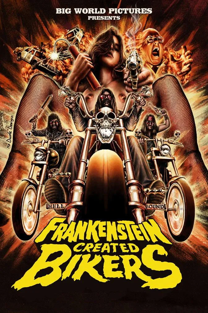 Франкенштейн создал байкеров (2016) poster