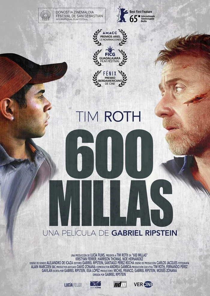 600 миль (2015) poster