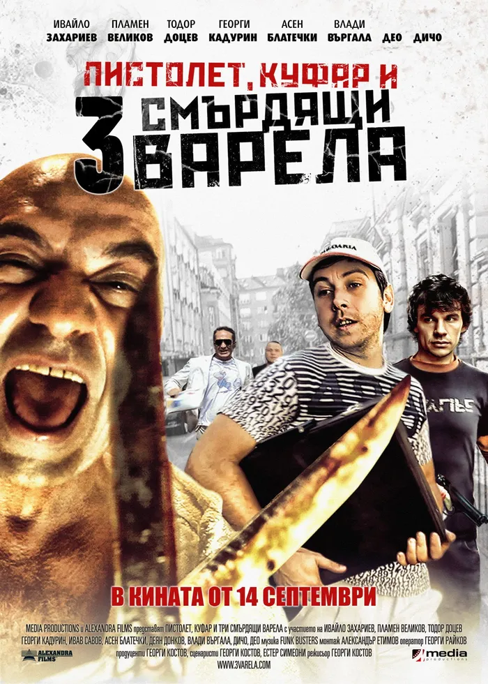 Пистолет, куфар и 3 смърдящи варела (2012) poster