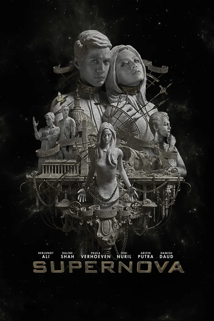 Supernova: Ksatria, Putri, & Bintang Jatuh (2014) poster